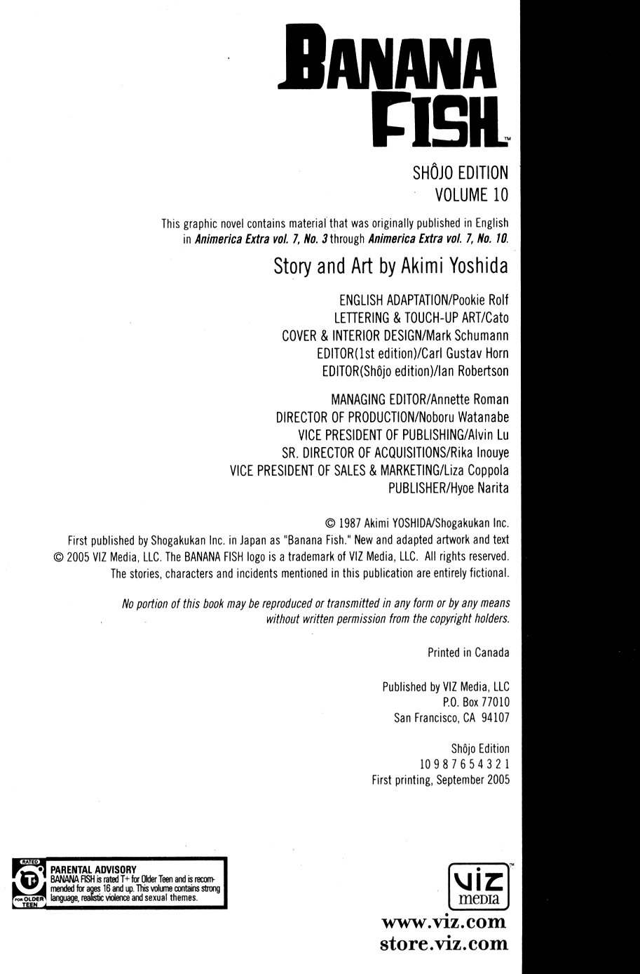 Read Banana Fish (es) Manga Online