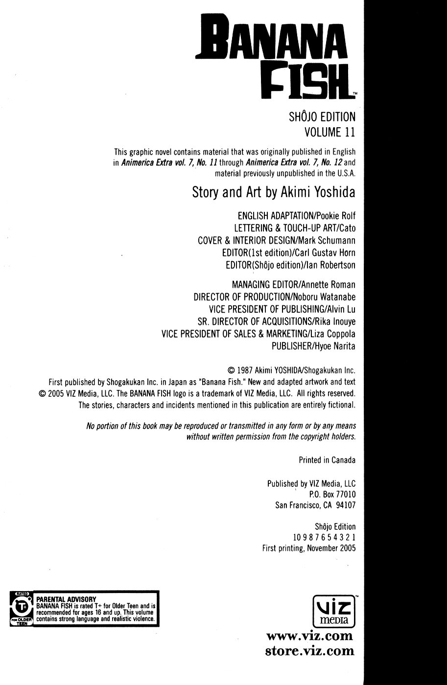 Read Banana Fish (es) Manga Online