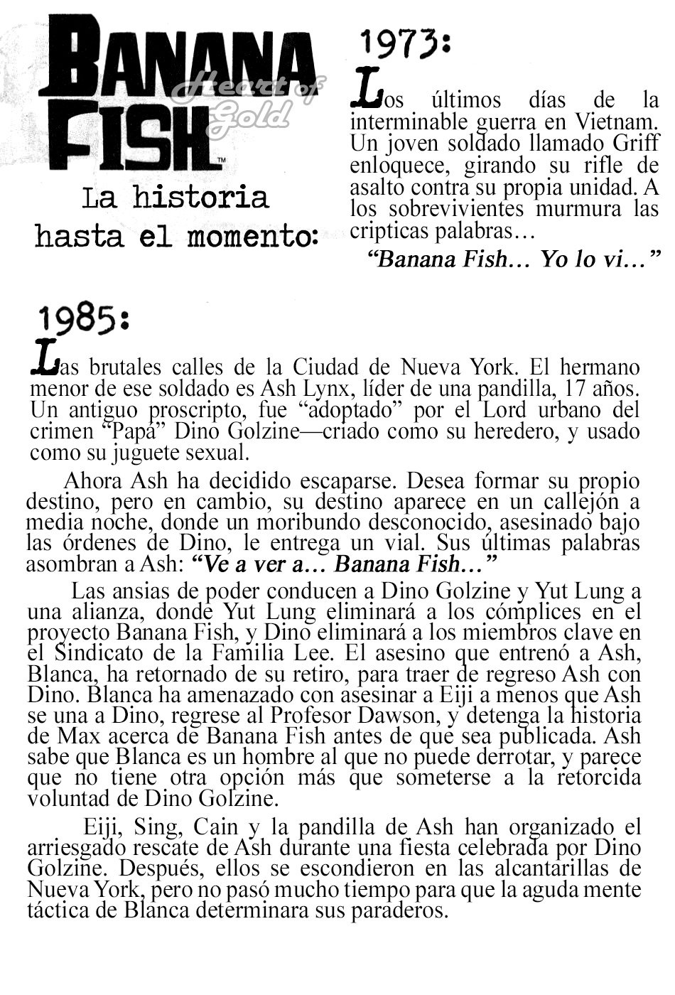 Read Banana Fish (es) Manga Online