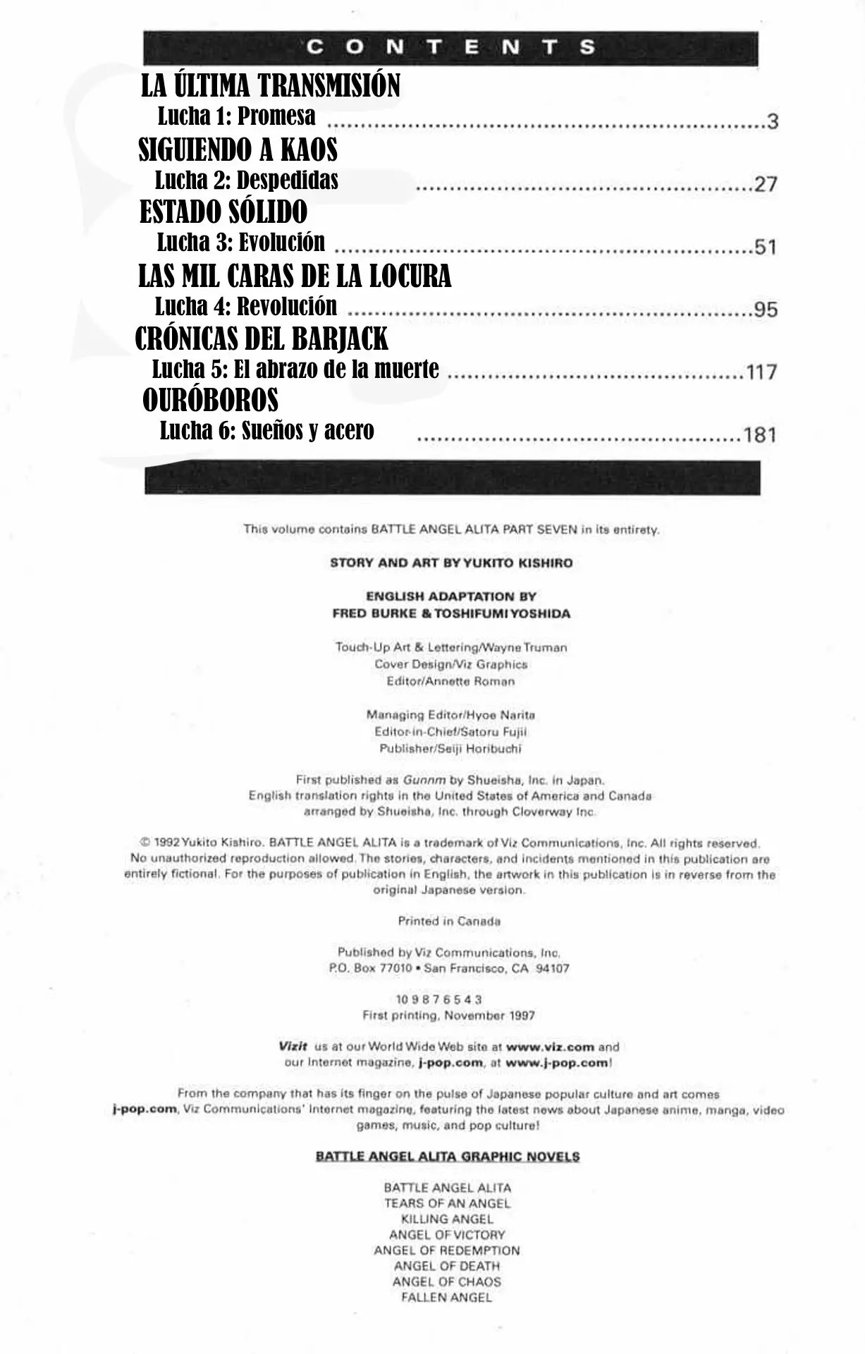 Read Battle Angel Alita (es) Manga Online