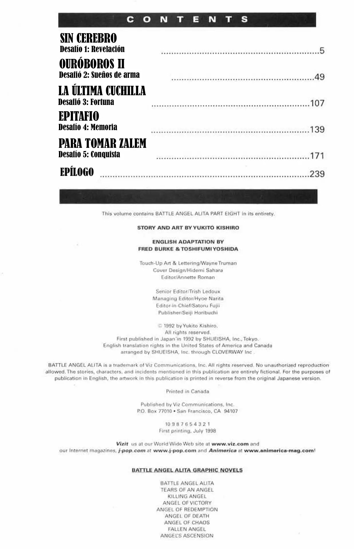 Read Battle Angel Alita (es) Manga Online