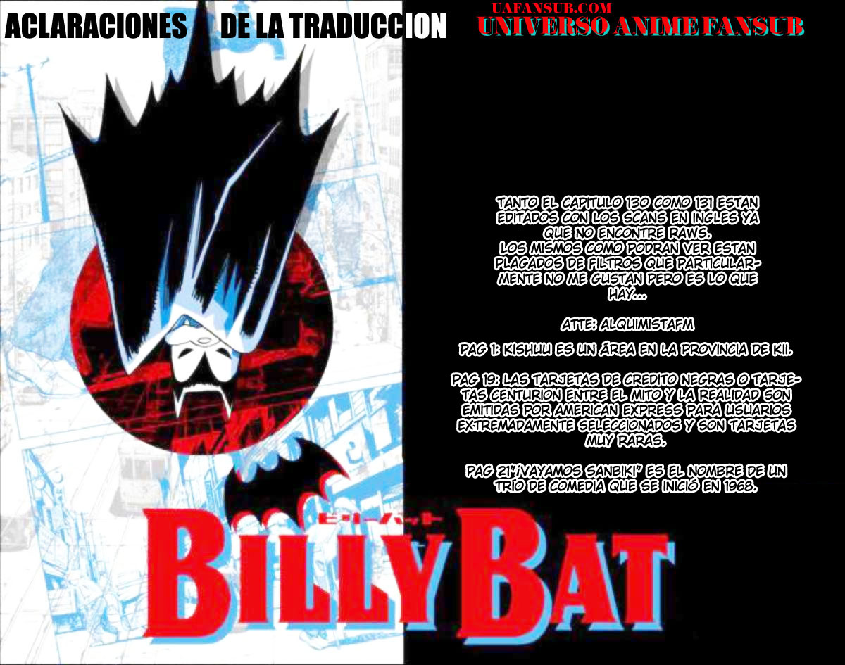 Read Billy Bat (es) Manga Online