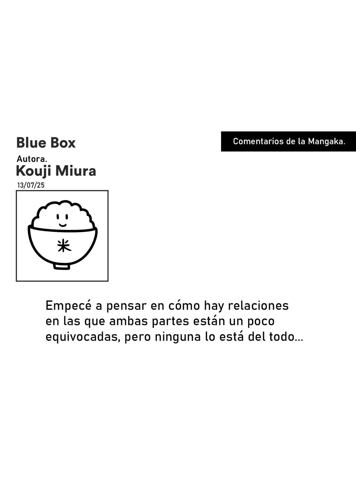 Read Blue Box (es) Manga Online