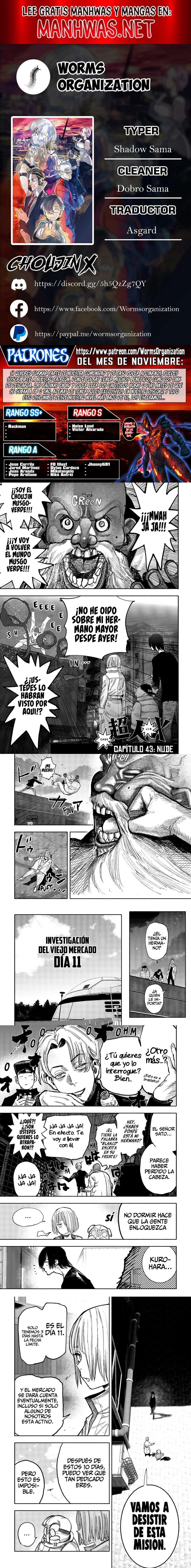 Read Choujin X (es) Manga Online