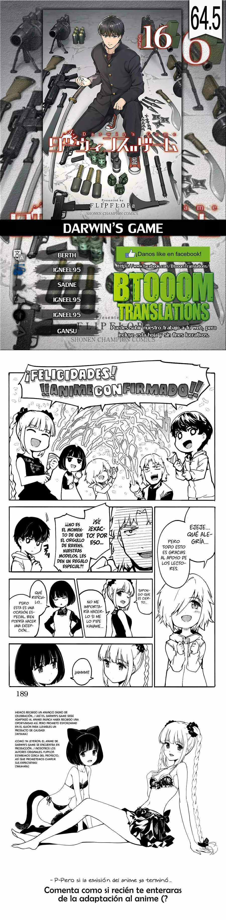 Read Darwin's Game (es) Manga Online