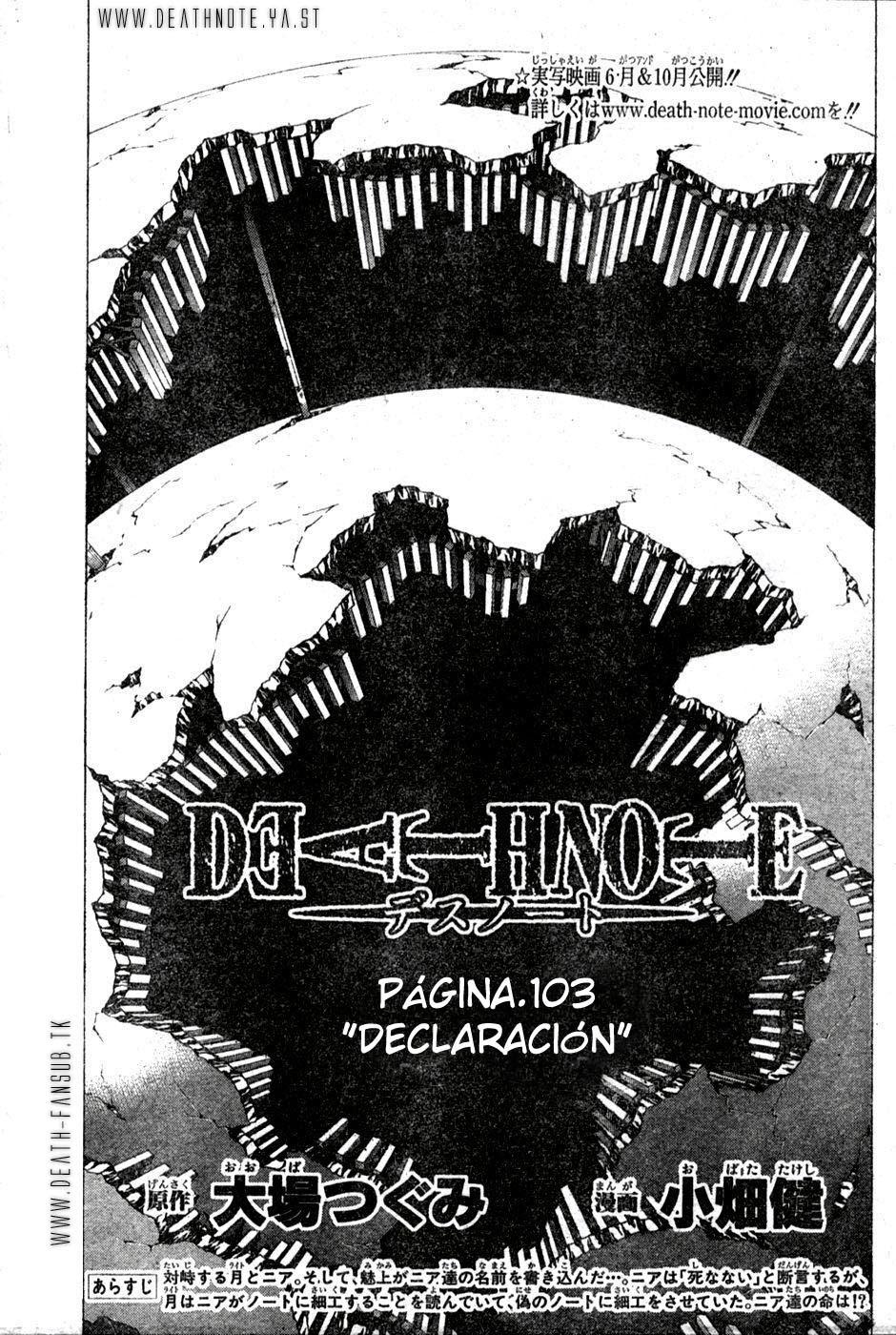 Read Death Note (es) Manga Online