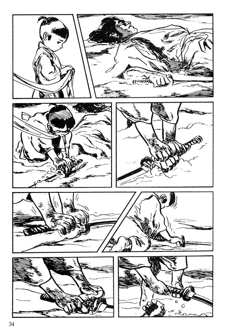 Read El lobo solitario y su cachorro (es) Manga Online