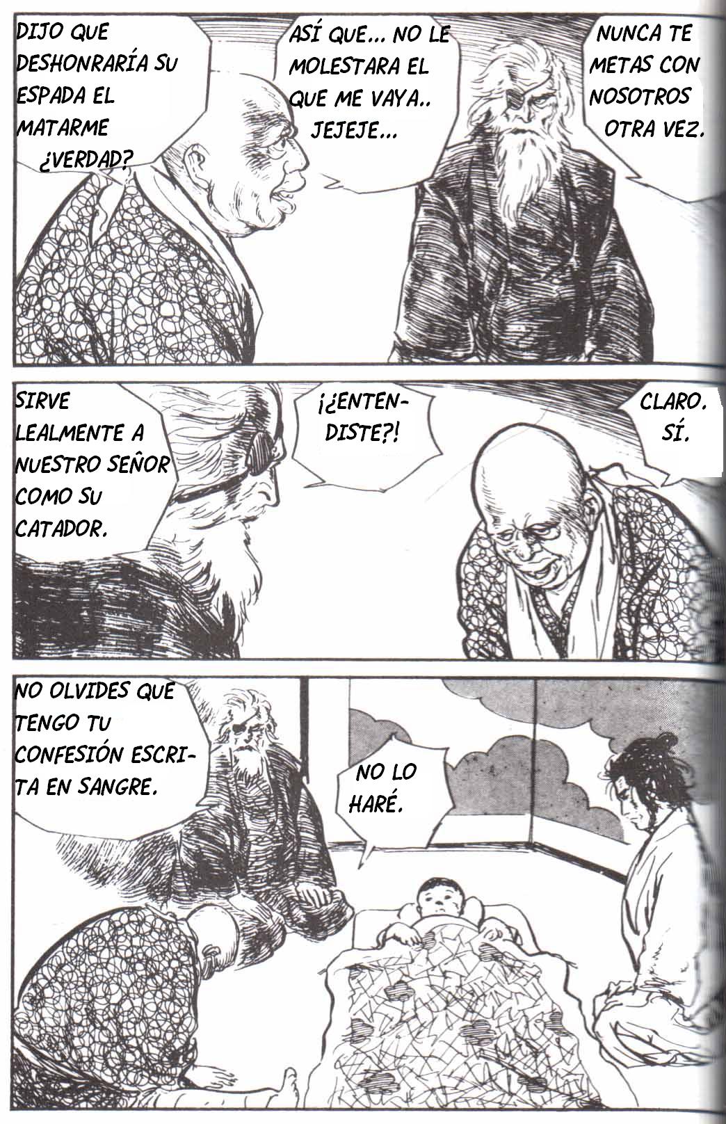 Read El lobo solitario y su cachorro (es) Manga Online