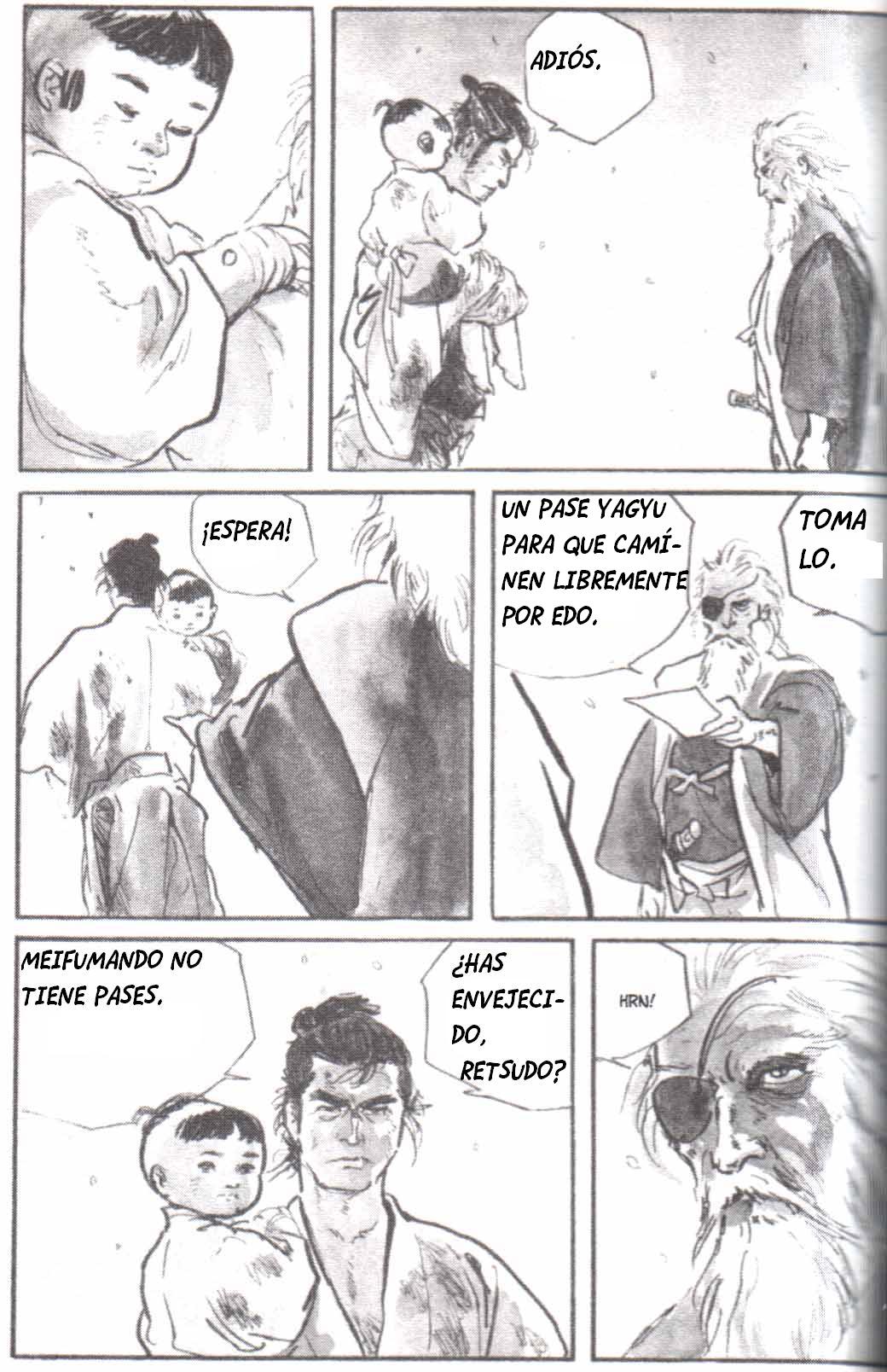 Read El lobo solitario y su cachorro (es) Manga Online