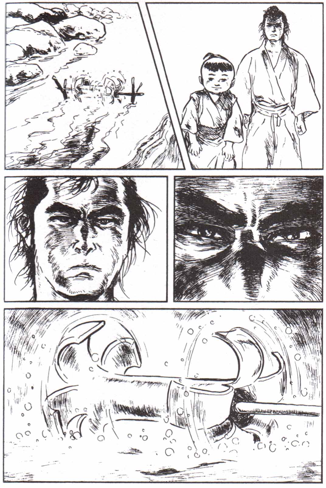 Read El lobo solitario y su cachorro (es) Manga Online