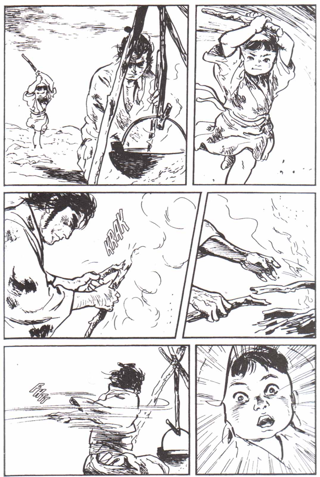 Read El lobo solitario y su cachorro (es) Manga Online