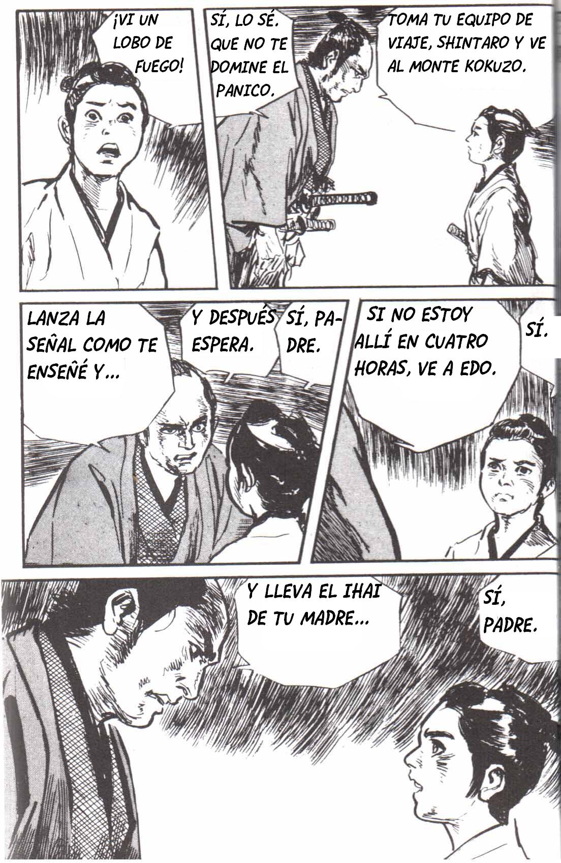 Read El lobo solitario y su cachorro (es) Manga Online