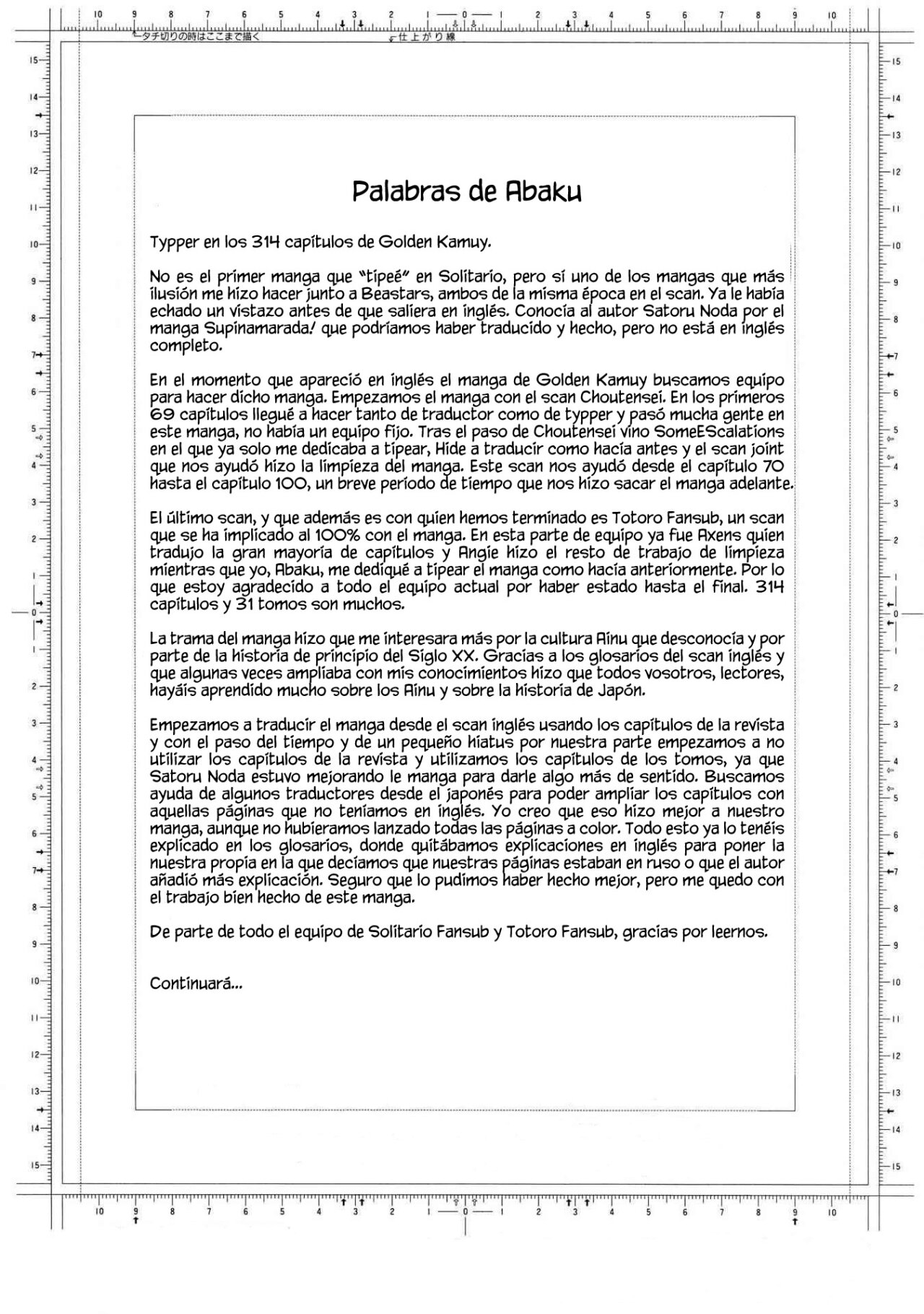 Read Golden Kamuy (es) Manga Online