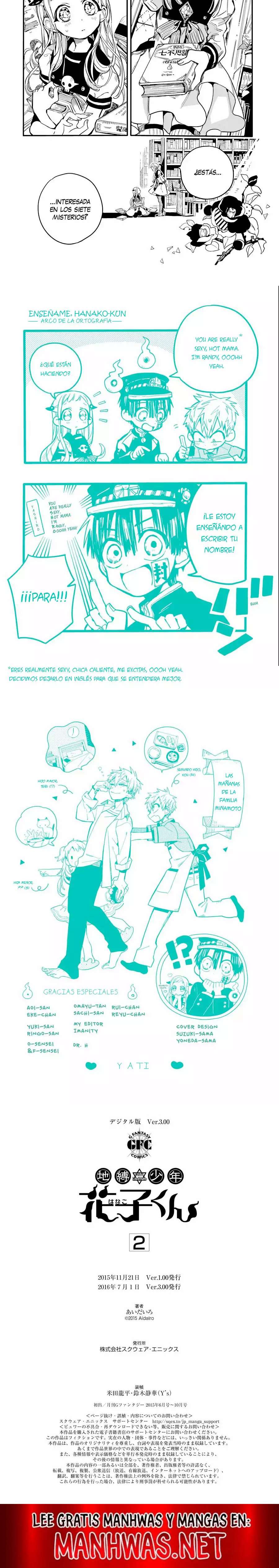 Read Jibaku Shounen Hanako-kun (es) Manga Online