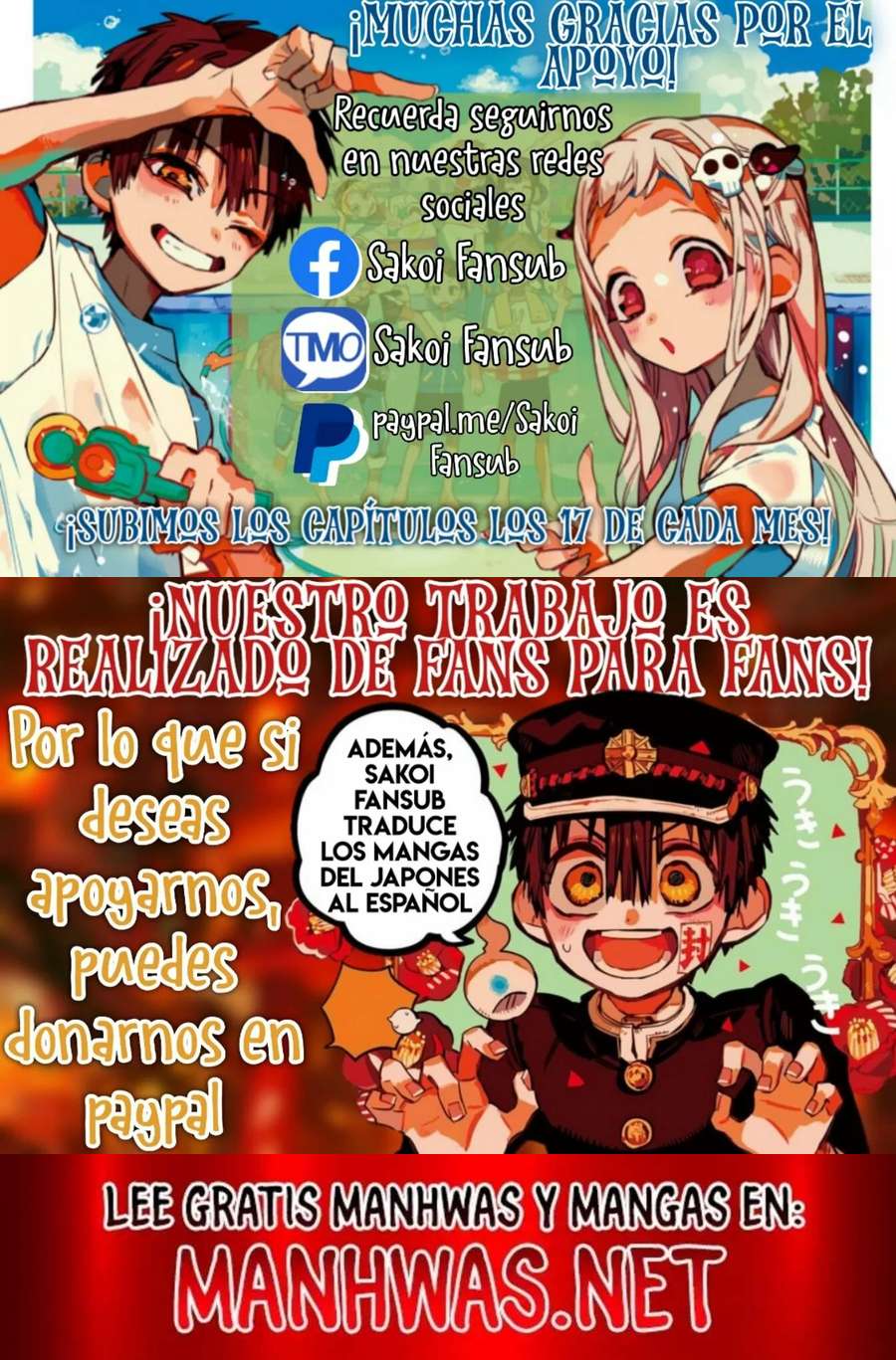 Read Jibaku Shounen Hanako-kun (es) Manga Online