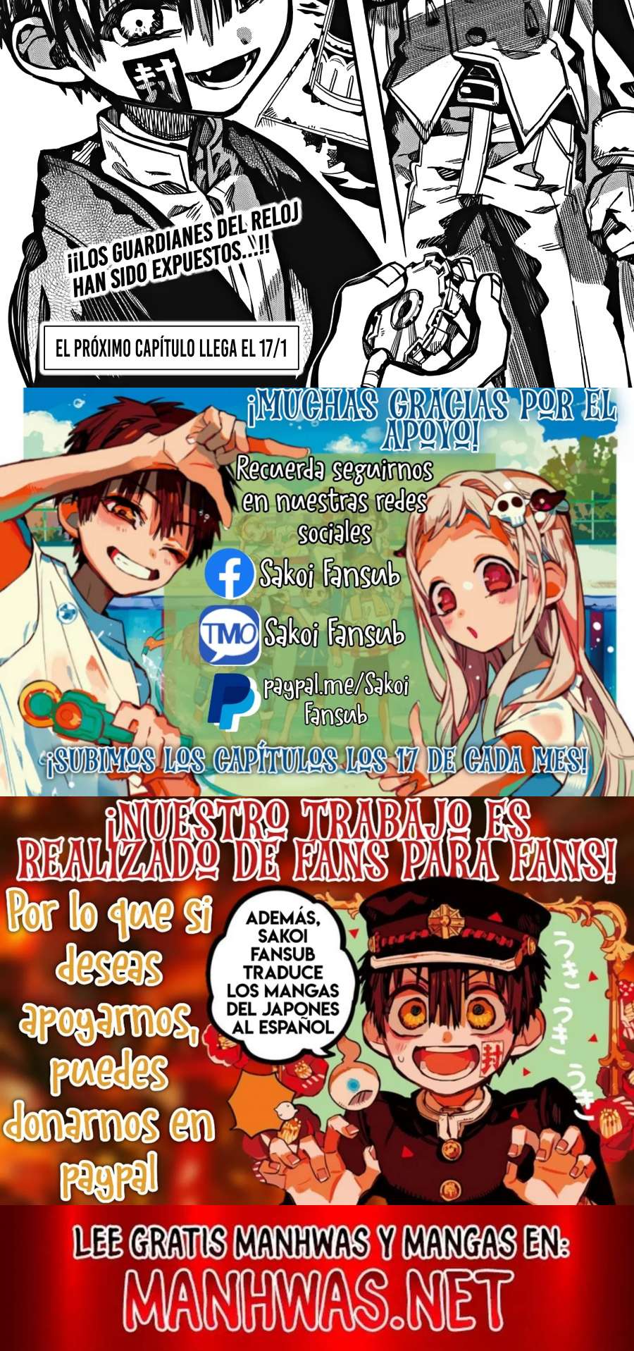 Read Jibaku Shounen Hanako-kun (es) Manga Online