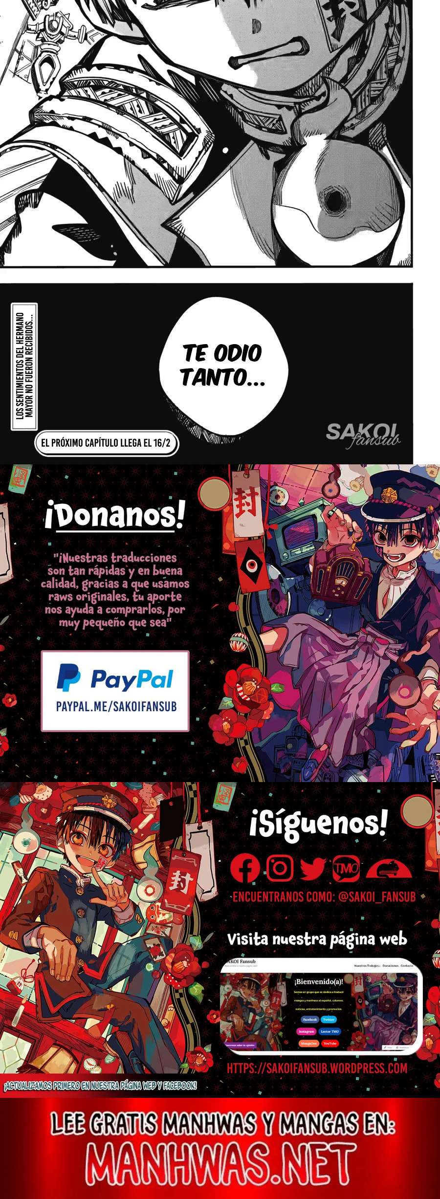 Read Jibaku Shounen Hanako-kun (es) Manga Online