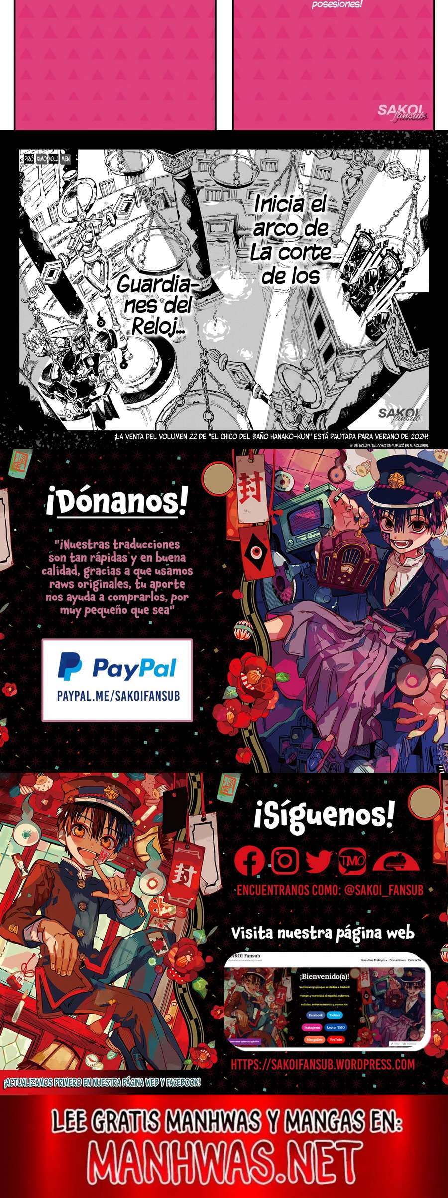 Read Jibaku Shounen Hanako-kun (es) Manga Online