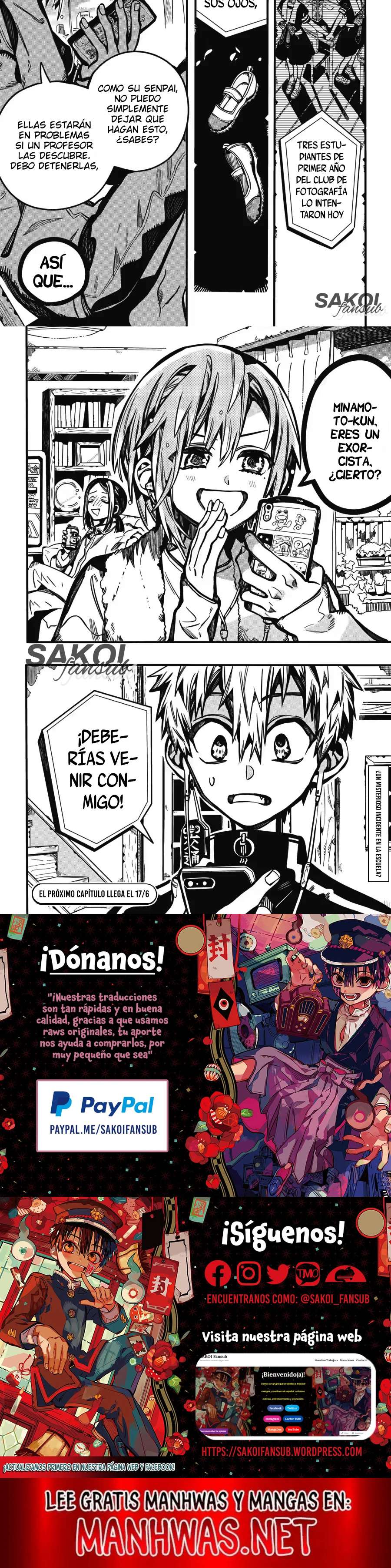 Read Jibaku Shounen Hanako-kun (es) Manga Online