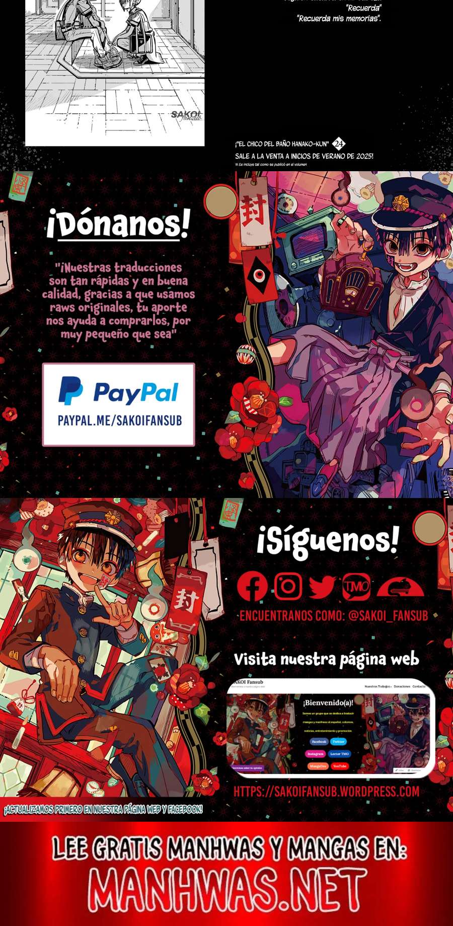 Read Jibaku Shounen Hanako-kun (es) Manga Online
