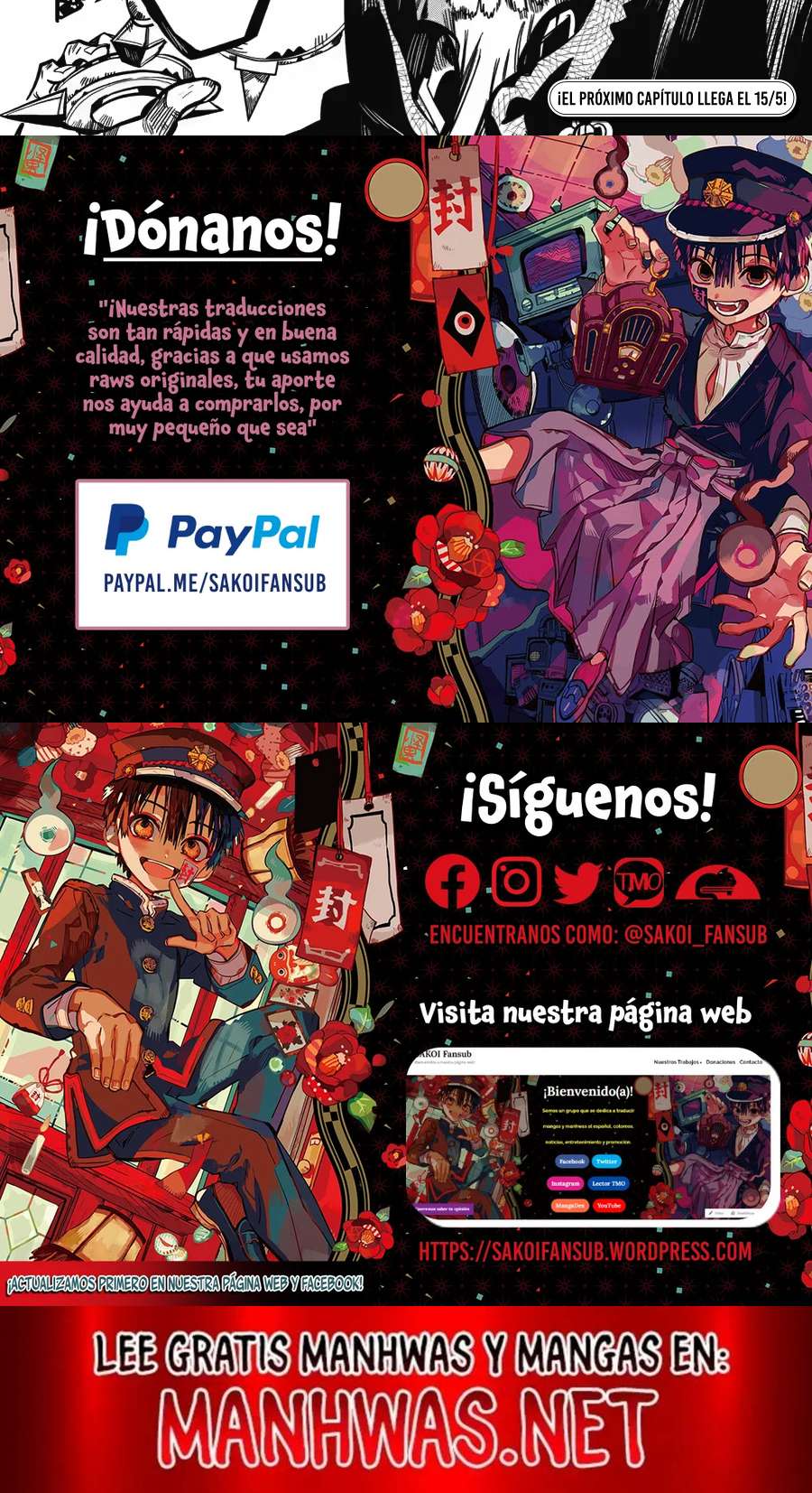 Read Jibaku Shounen Hanako-kun (es) Manga Online