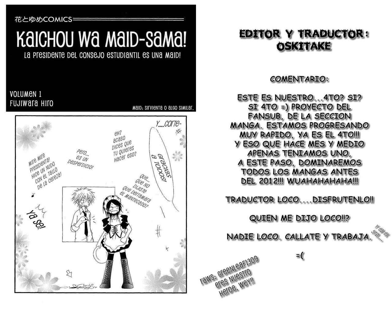 Read Kaichou wa Maid-sama! (es) Manga Online