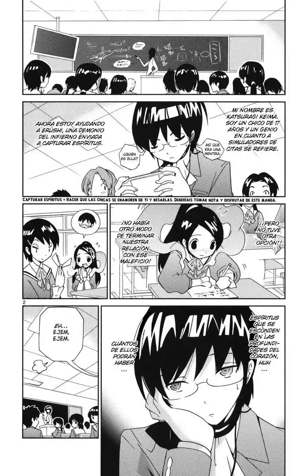 Read Kami nomi zo Shiru Sekai (es) Manga Online