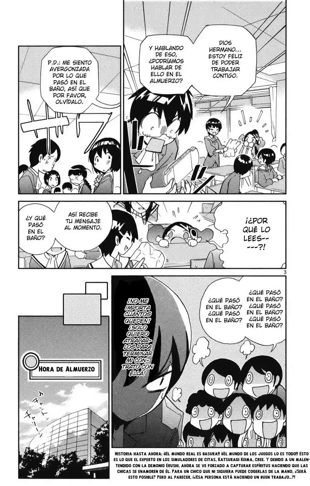 Read Kami nomi zo Shiru Sekai (es) Manga Online