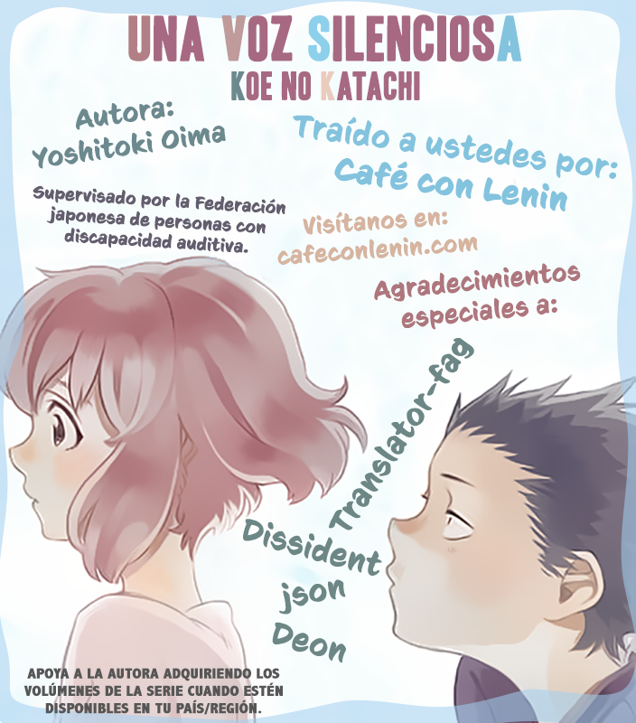 Read Koe no Katachi (es) Manga Online