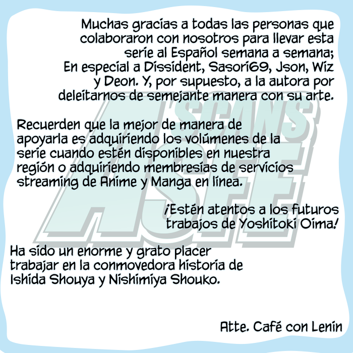 Read Koe no Katachi (es) Manga Online