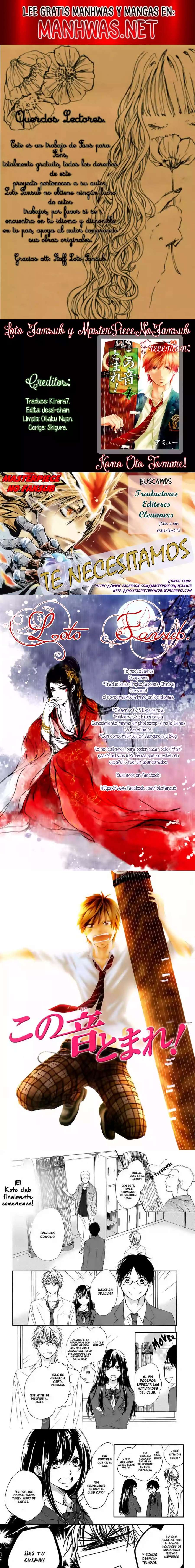 Read Kono Oto Tomare (es) Manga Online