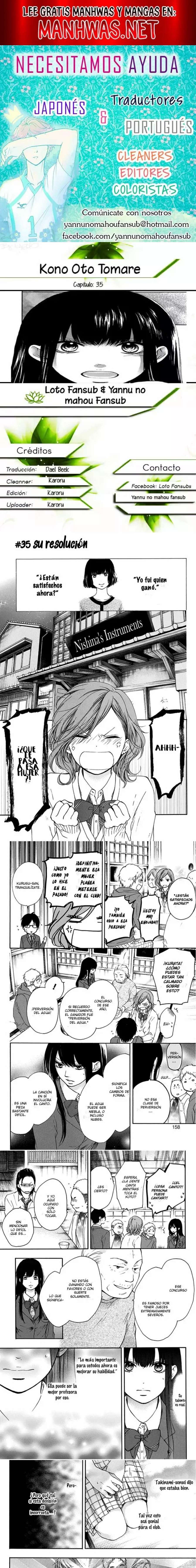 Read Kono Oto Tomare (es) Manga Online
