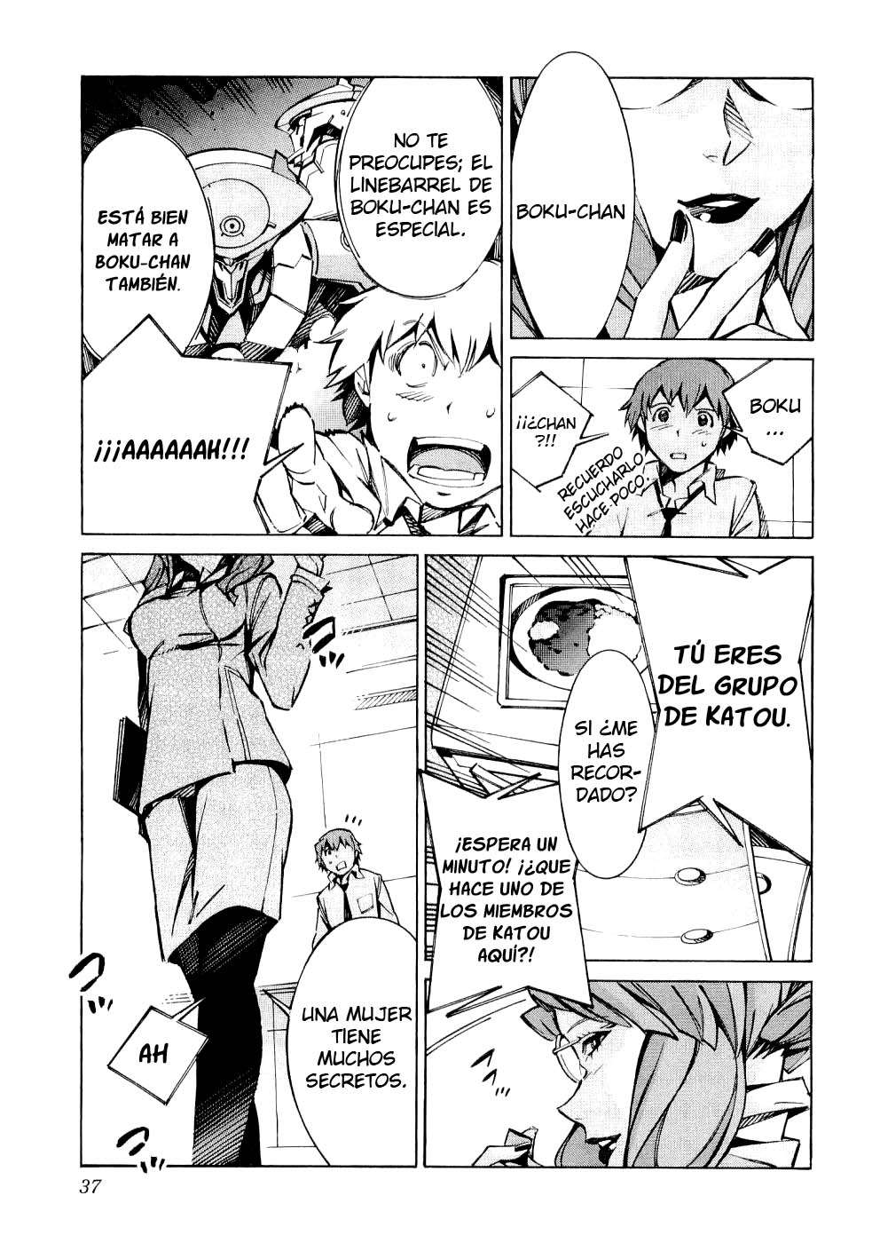 Read Kurogane no Linebarrel (es) Manga Online