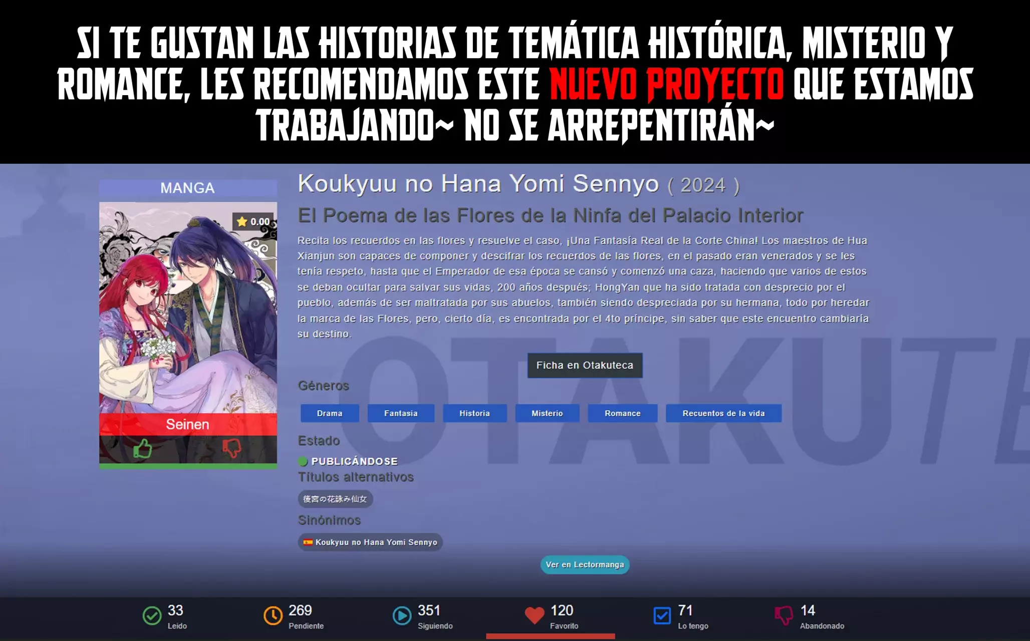 Read Kusuriya no Hitorigoto (es) Manga Online