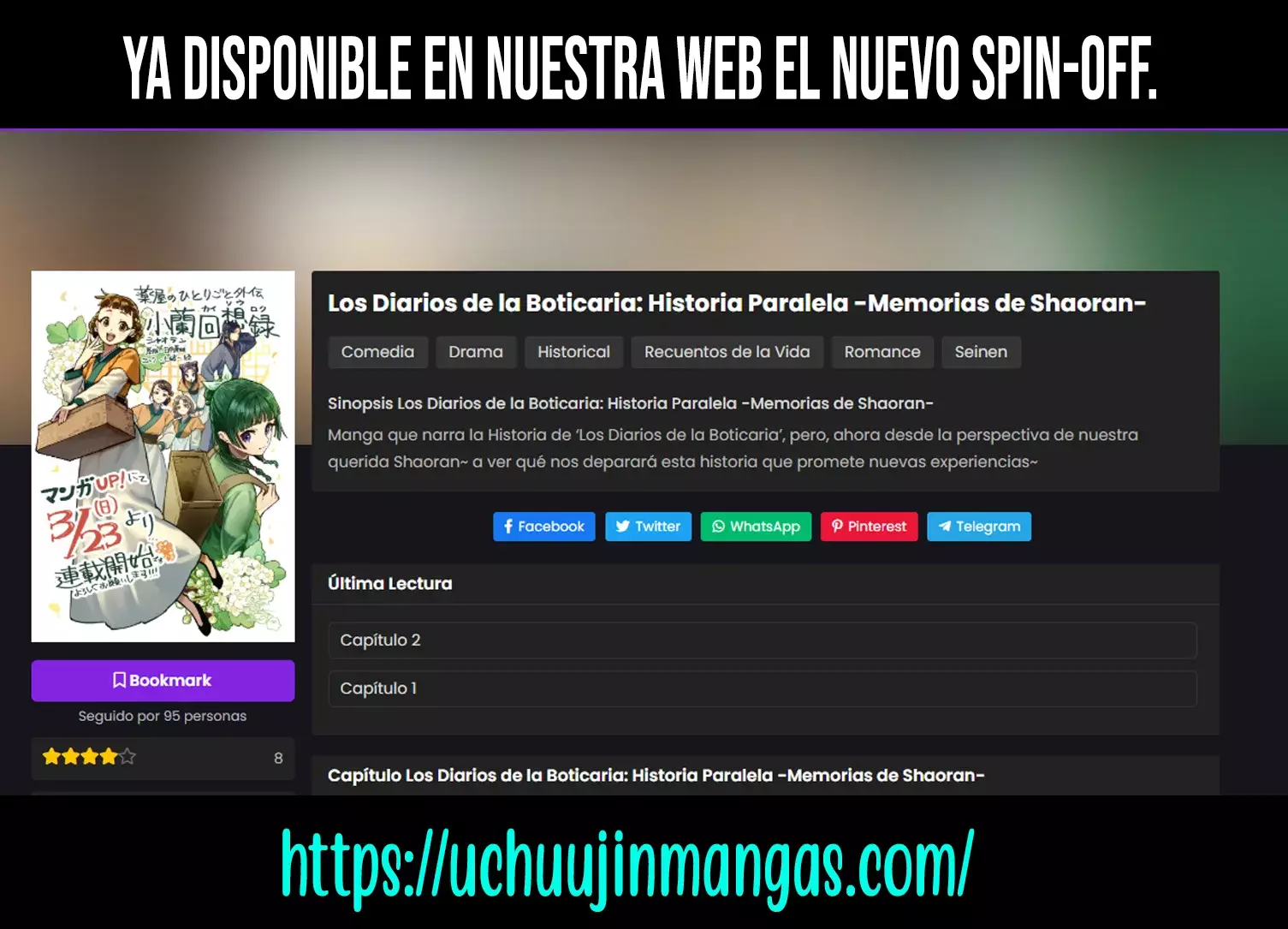 Read Kusuriya no Hitorigoto (es) Manga Online