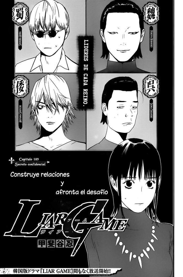 Read Liar Game (es) Manga Online
