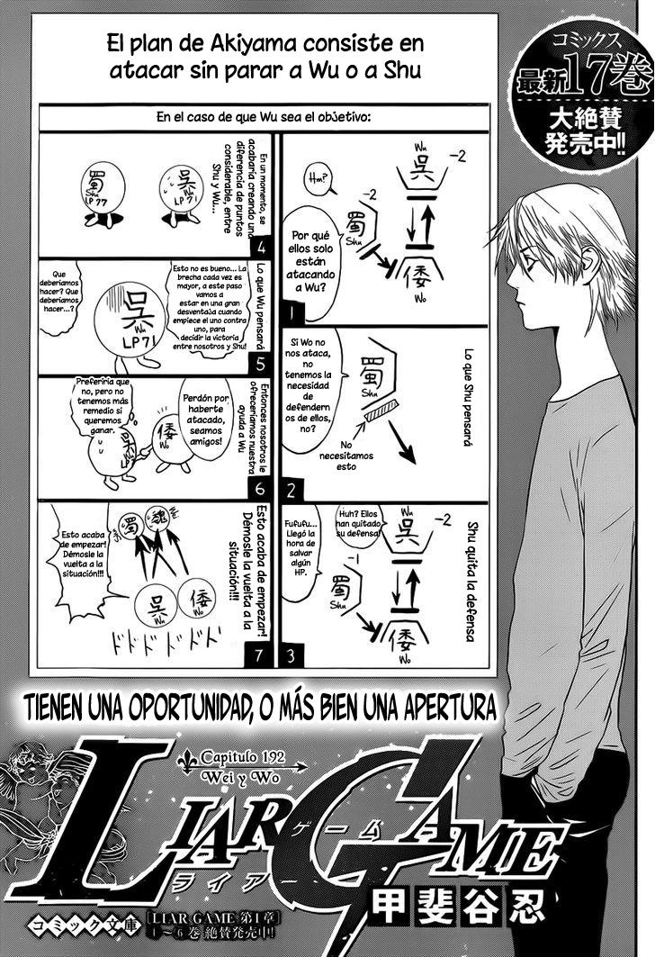 Read Liar Game (es) Manga Online