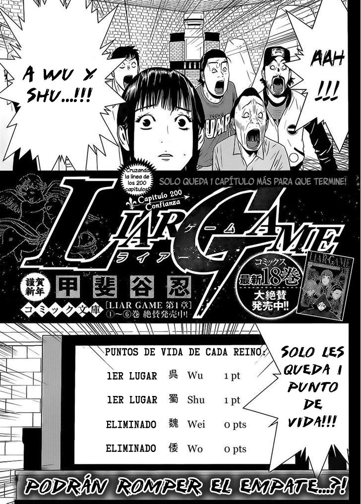 Read Liar Game (es) Manga Online