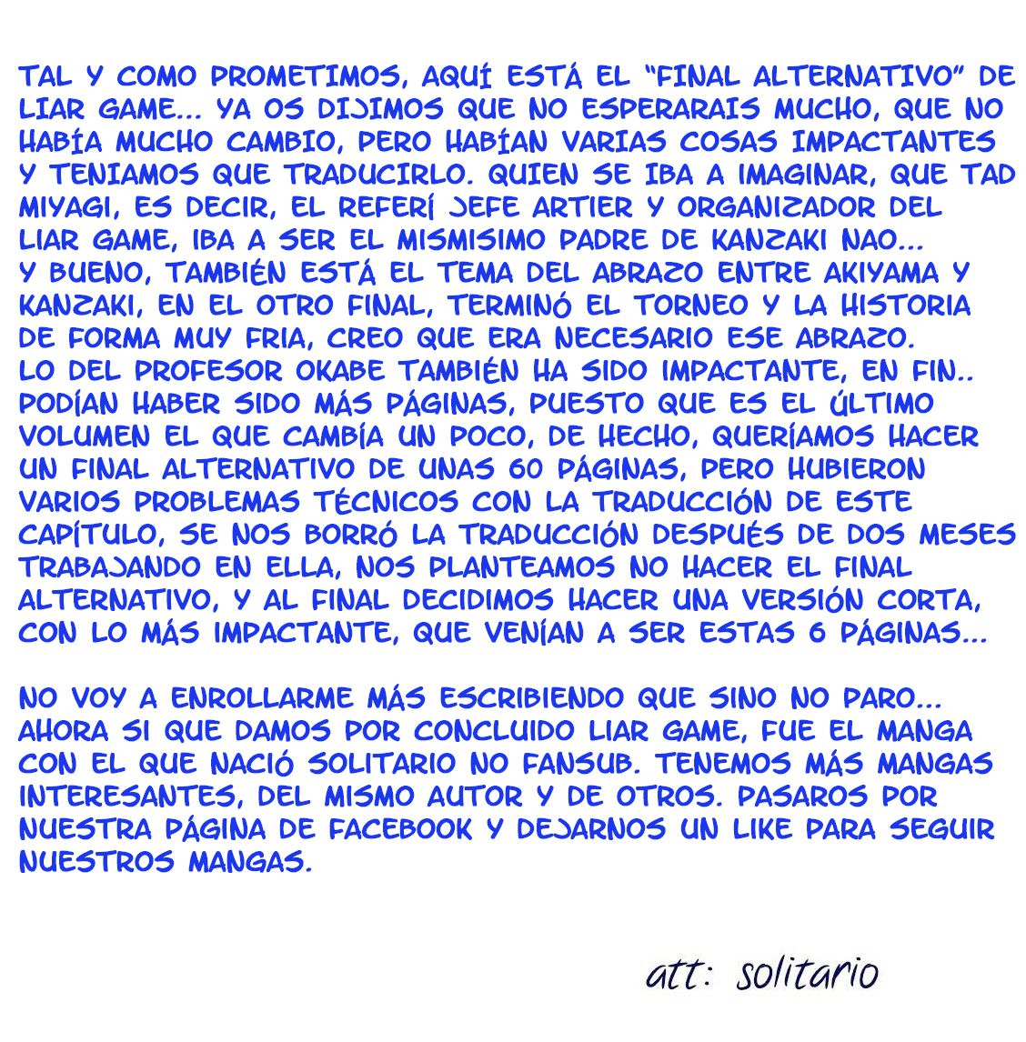 Read Liar Game (es) Manga Online