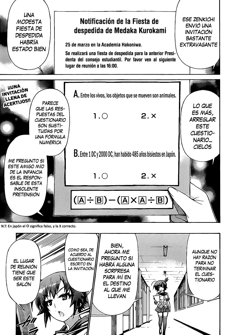 Read Medaka Box (es) Manga Online