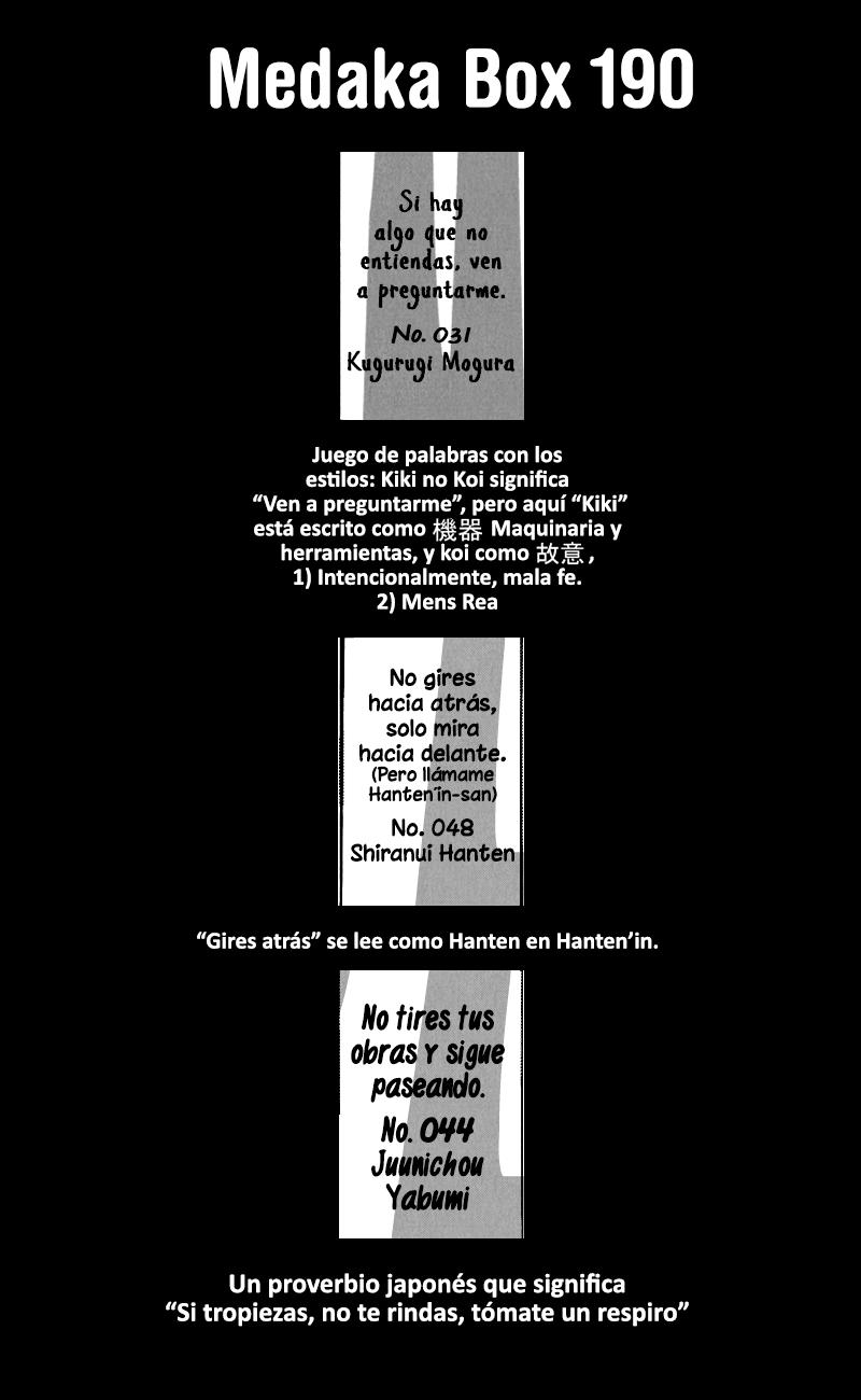 Read Medaka Box (es) Manga Online
