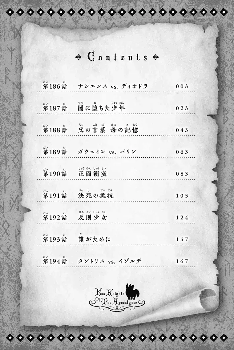 Read Mokushiroku no Yonkishi (es) Manga Online