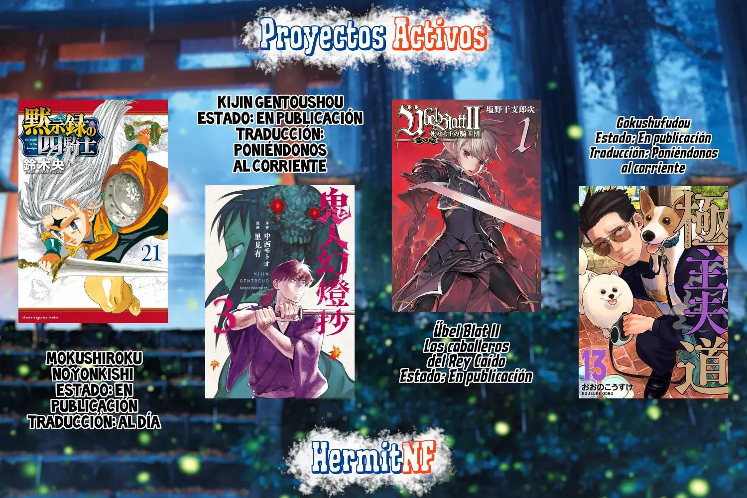 Read Mokushiroku no Yonkishi (es) Manga Online