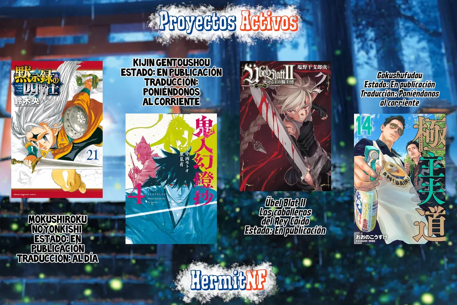 Read Mokushiroku no Yonkishi (es) Manga Online