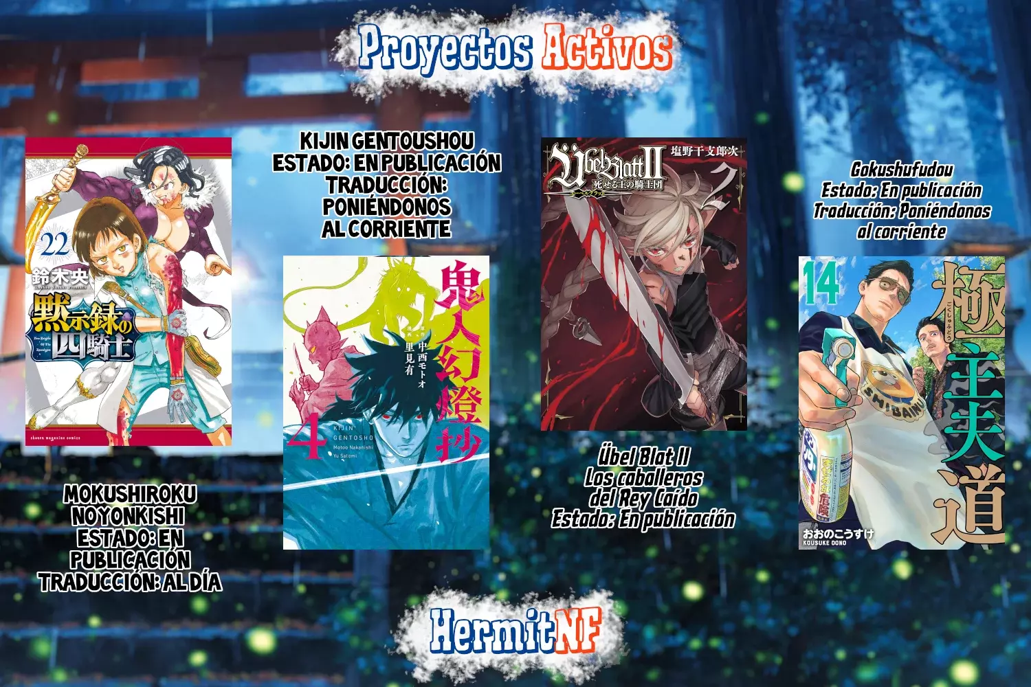 Read Mokushiroku no Yonkishi (es) Manga Online