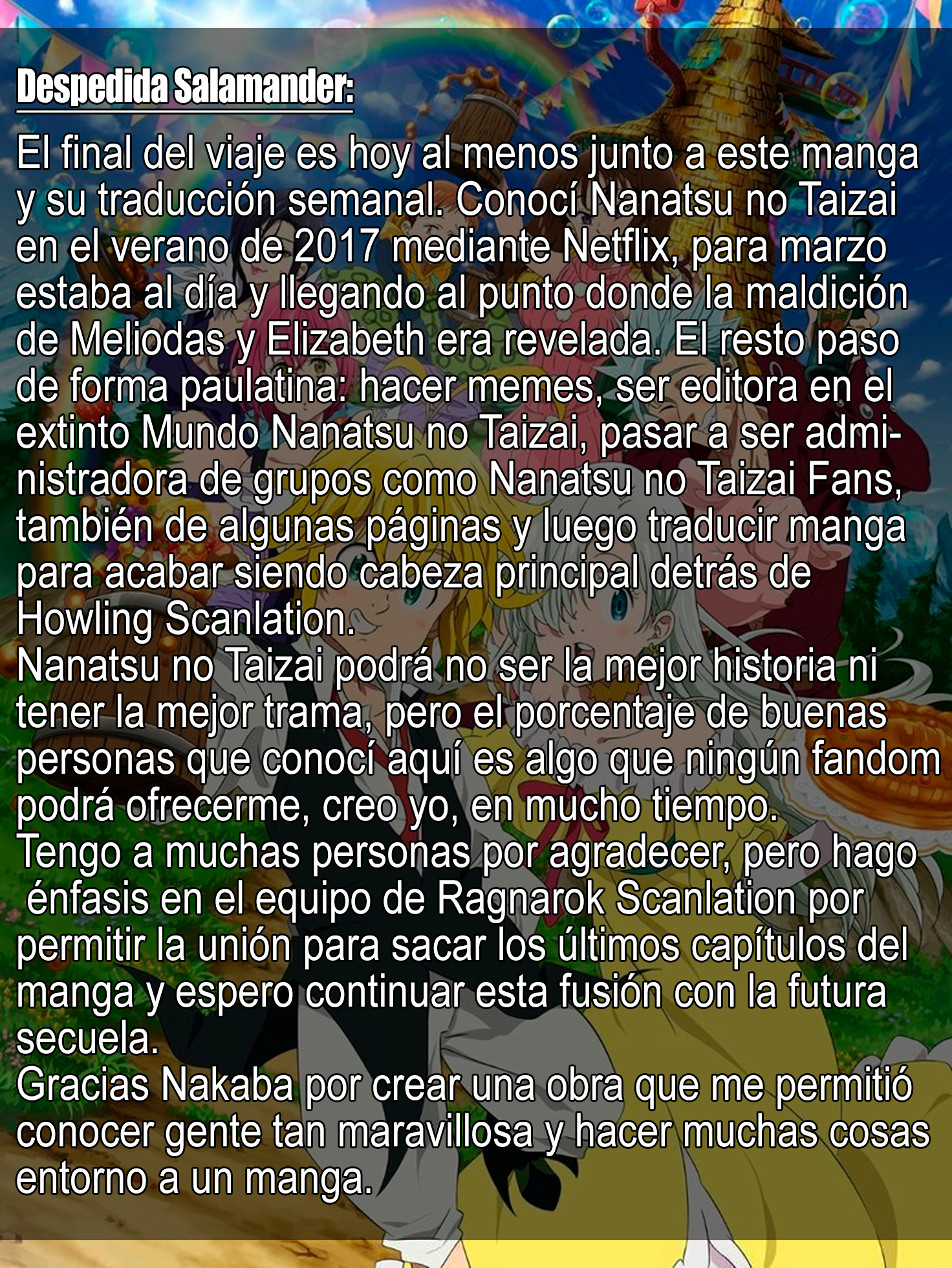 Read Nanatsu no Taizai (es) Manga Online