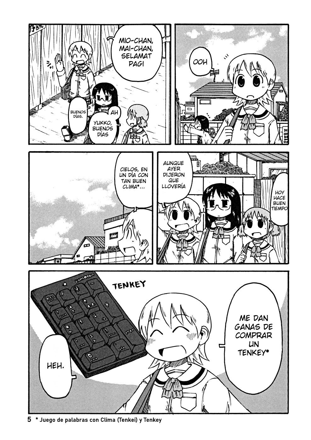 Read Nichijou (es) Manga Online