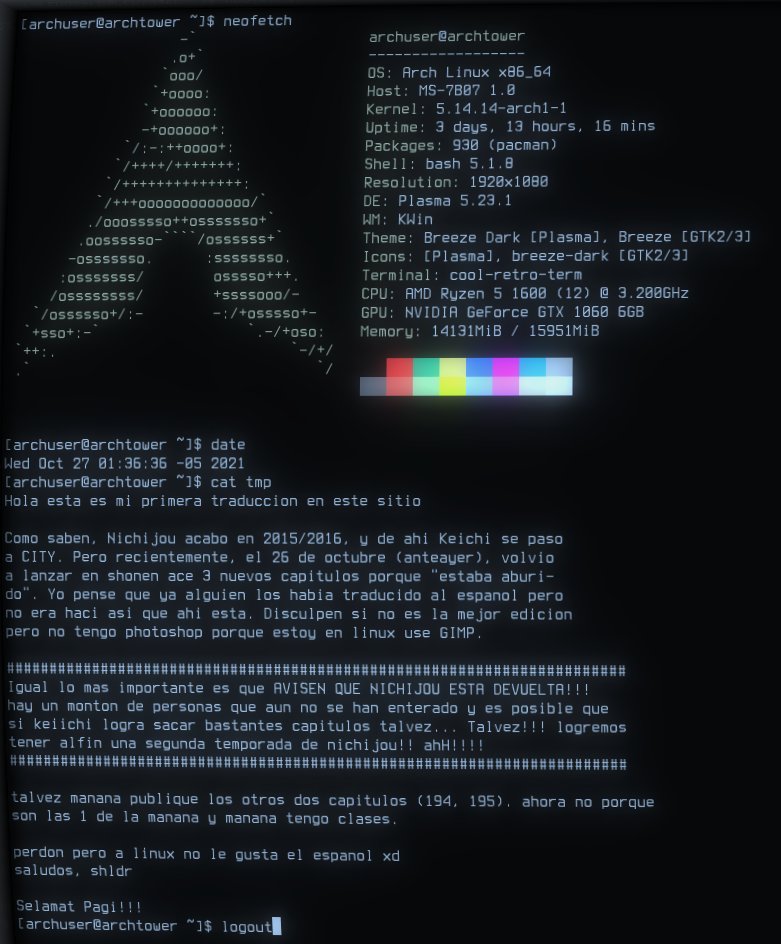 Read Nichijou (es) Manga Online