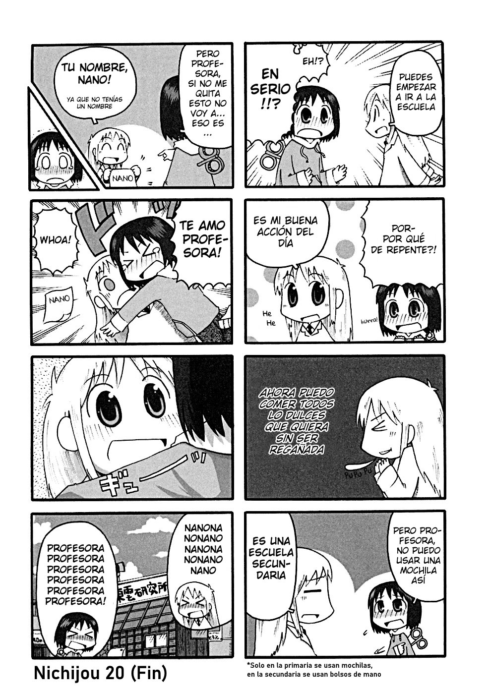 Read Nichijou (es) Manga Online