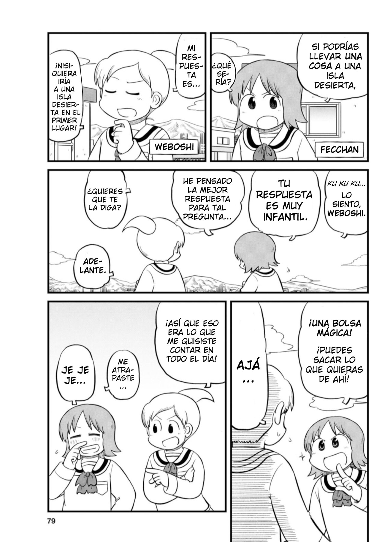 Read Nichijou (es) Manga Online